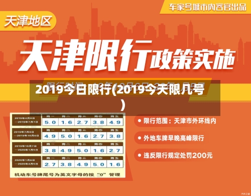2019今日限行(2019今天限几号)
