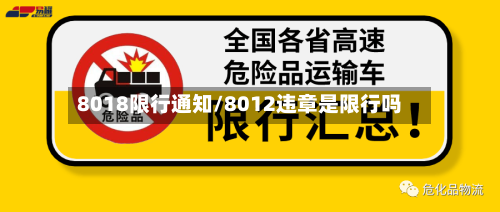 8018限行通知/8012违章是限行吗
