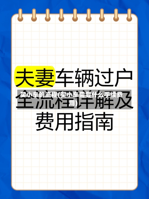 买小车的流程(买小车需要什么手续费用)-第2张图片
