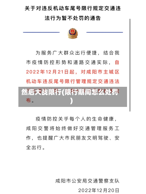然后大战限行(限行期间怎么处罚)-第2张图片