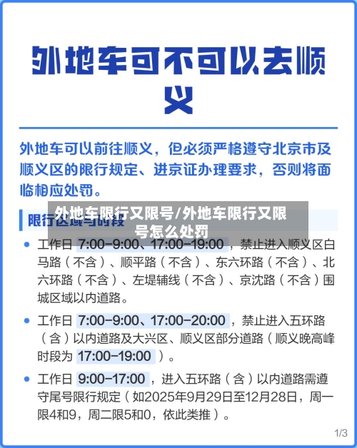 外地车限行又限号/外地车限行又限号怎么处罚