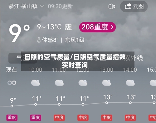 日照的空气质量/日照空气质量指数实时查询