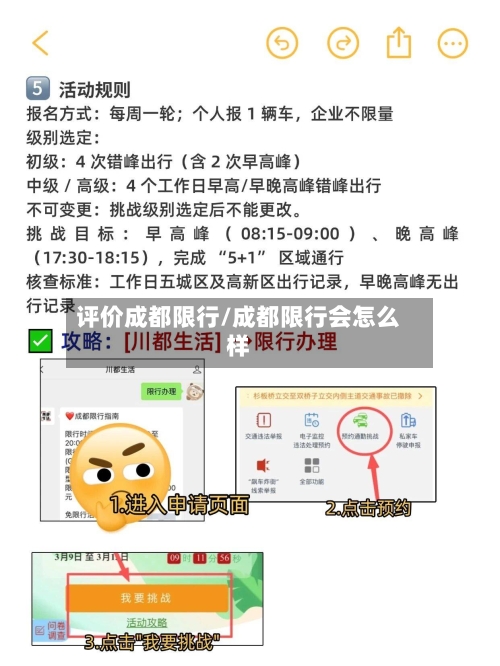 评价成都限行/成都限行会怎么样-第2张图片