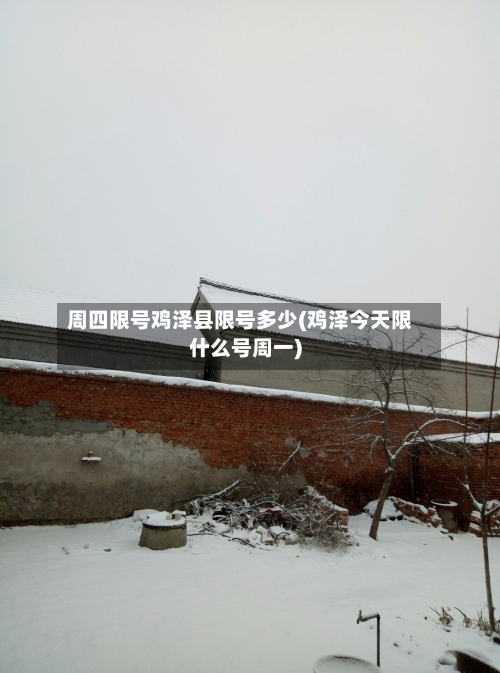 周四限号鸡泽县限号多少(鸡泽今天限什么号周一)-第2张图片