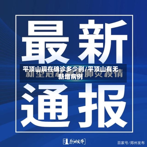 平顶山现在确诊多少例/平顶山有无新增病例-第3张图片