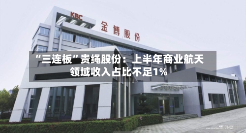 “三连板”贵绳股份：上半年商业航天领域收入占比不足1%-第3张图片