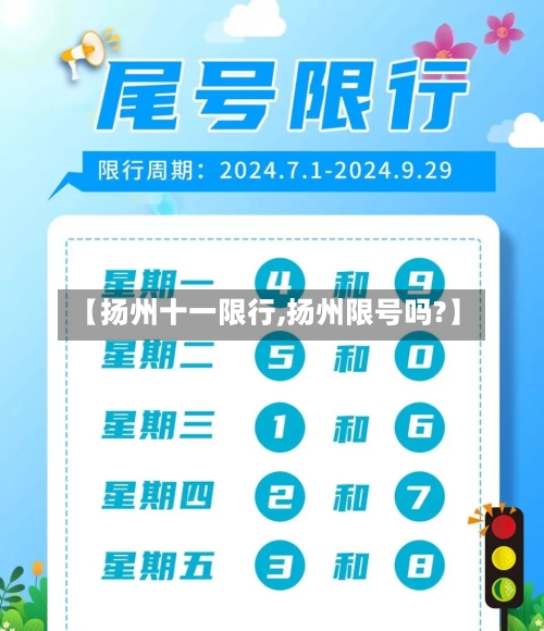 【扬州十一限行,扬州限号吗?】
