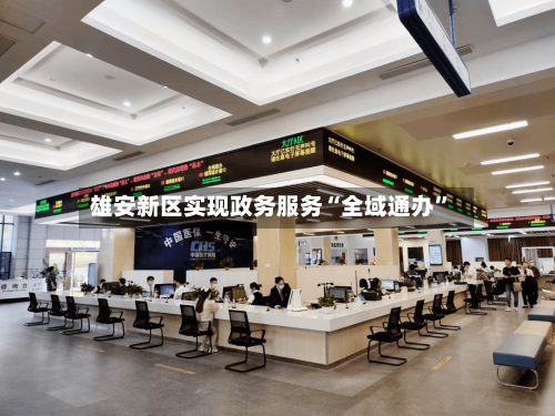 雄安新区实现政务服务“全域通办	”-第2张图片