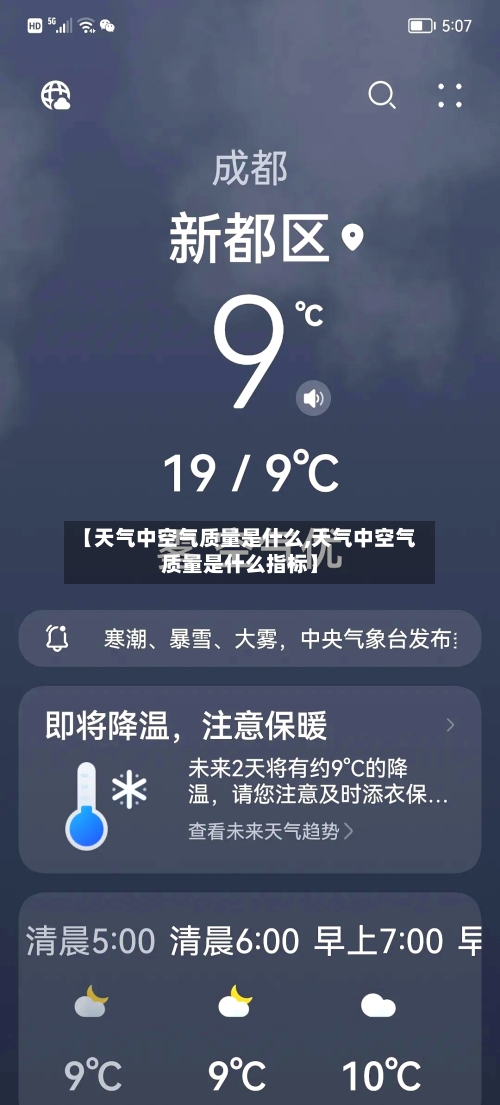 【天气中空气质量是什么,天气中空气质量是什么指标】-第3张图片
