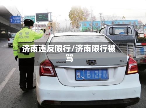 济南违反限行/济南限行被骂-第3张图片