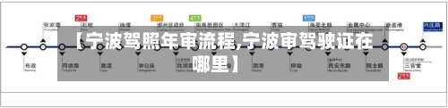 【宁波驾照年审流程,宁波审驾驶证在哪里】