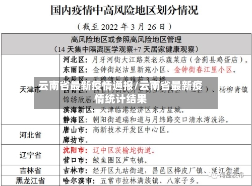 云南省最新疫情通报/云南省最新疫情统计结果-第3张图片