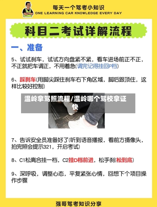 温岭拿驾照流程/温岭哪个驾校拿证快-第2张图片