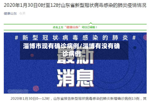 淄博市现有确诊病例/淄博有没有确诊病例-第2张图片