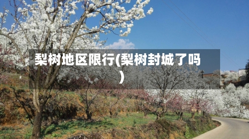 梨树地区限行(梨树封城了吗)-第1张图片
