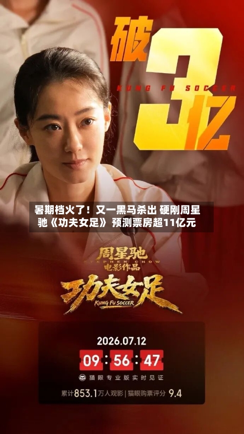 暑期档火了!又一黑马杀出 硬刚周星驰《功夫女足》 预测票房超11亿元-第2张图片
