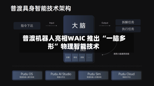 普渡机器人亮相WAIC 推出 “一脑多形” 物理智能技术-第3张图片