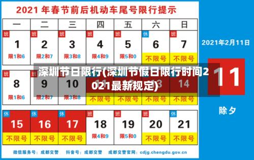 深圳节日限行(深圳节假日限行时间2021最新规定)
