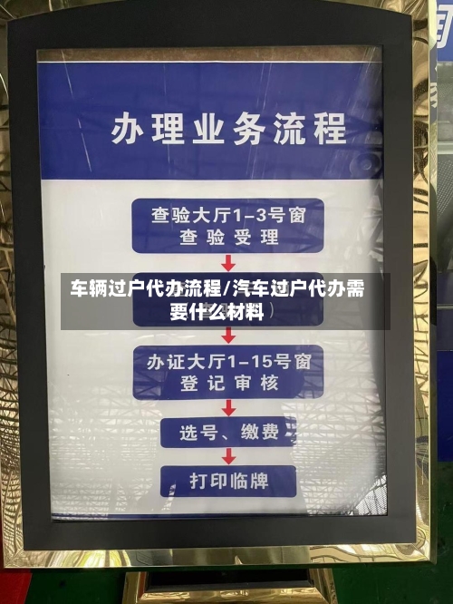 车辆过户代办流程/汽车过户代办需要什么材料-第2张图片