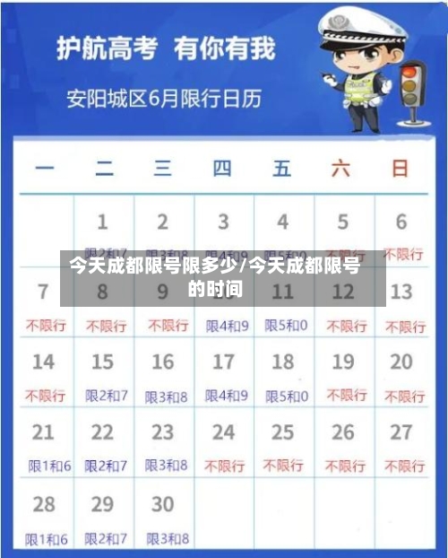 今天成都限号限多少/今天成都限号的时间-第2张图片