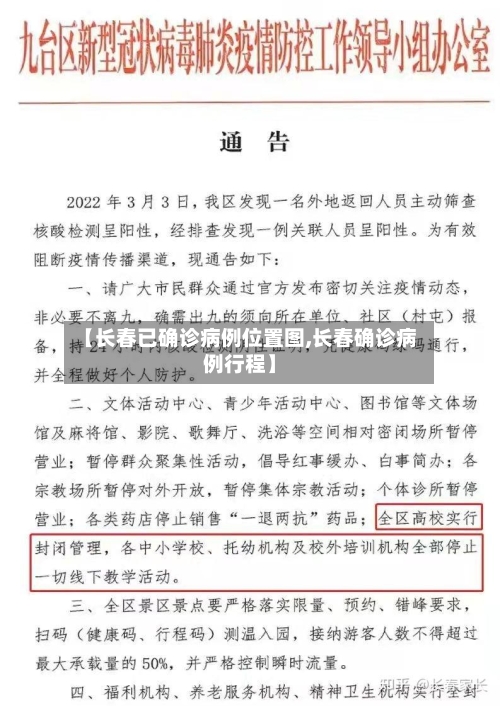 【长春已确诊病例位置图,长春确诊病例行程】-第2张图片