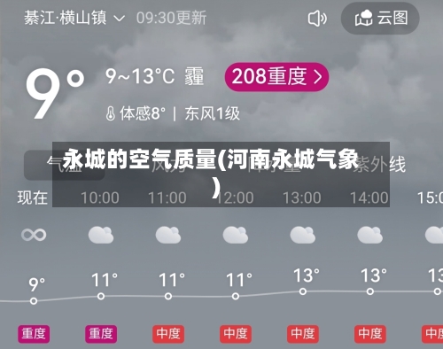永城的空气质量(河南永城气象)-第2张图片