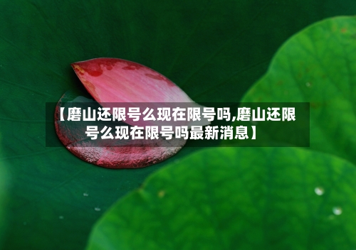 【磨山还限号么现在限号吗,磨山还限号么现在限号吗最新消息】