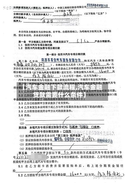 【汽车金融下款流程,汽车金融贷款需要什么条件】-第2张图片