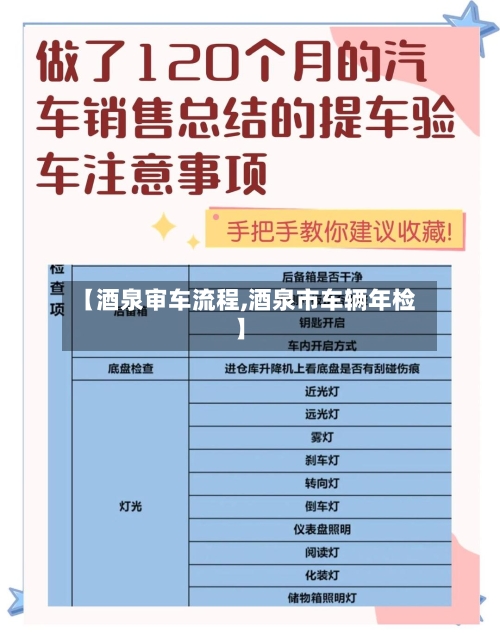 【酒泉审车流程,酒泉市车辆年检】-第2张图片