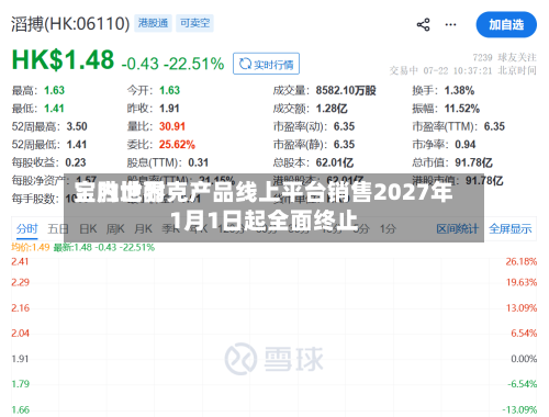 宝胜世界：内地耐克产品线上平台销售2027年1月1日起全面终止