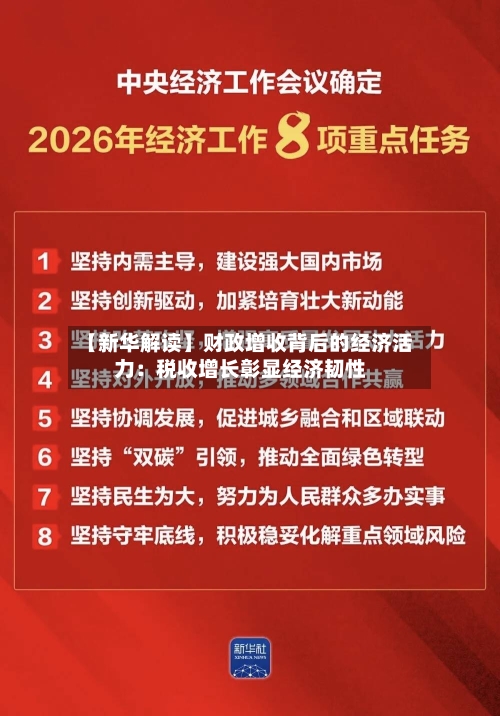 【新华解读】财政增收背后的经济活力:税收增长彰显经济韧性
