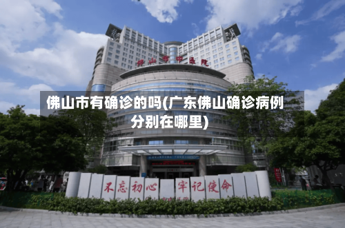 佛山市有确诊的吗(广东佛山确诊病例分别在哪里)-第2张图片