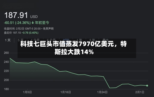 科技七巨头市值蒸发7970亿美元	，特斯拉大跌14%-第2张图片