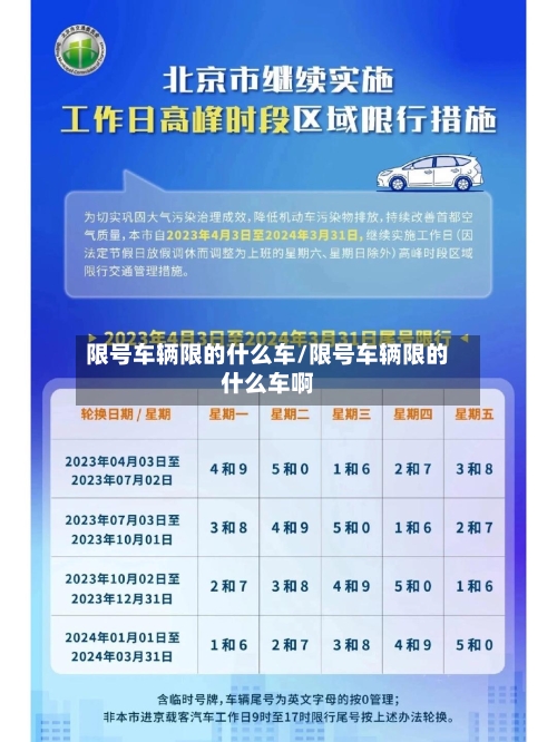 限号车辆限的什么车/限号车辆限的什么车啊-第2张图片