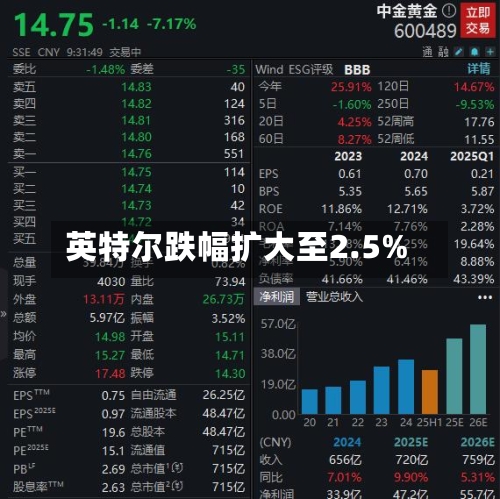英特尔跌幅扩大至2.5%-第2张图片