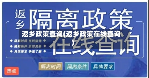返乡政策查询(返乡政策在线查询)