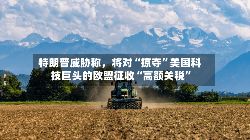 特朗普威胁称，将对“掠夺	”美国科技巨头的欧盟征收“高额关税”-第3张图片