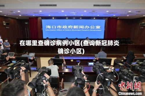 在哪里查确诊病例小区(查询新冠肺炎确诊小区)-第3张图片
