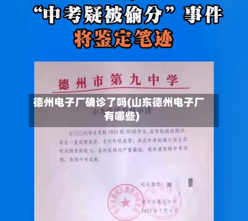 德州电子厂确诊了吗(山东德州电子厂有哪些)-第2张图片