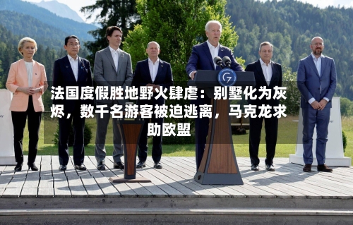 法国度假胜地野火肆虐：别墅化为灰烬	，数千名游客被迫逃离，马克龙求助欧盟-第3张图片