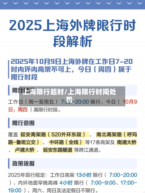 上海限行超时/上海限行时间处罚