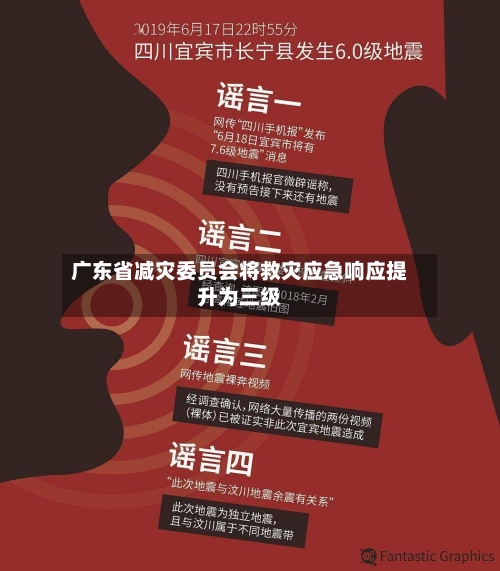 广东省减灾委员会将救灾应急响应提升为三级