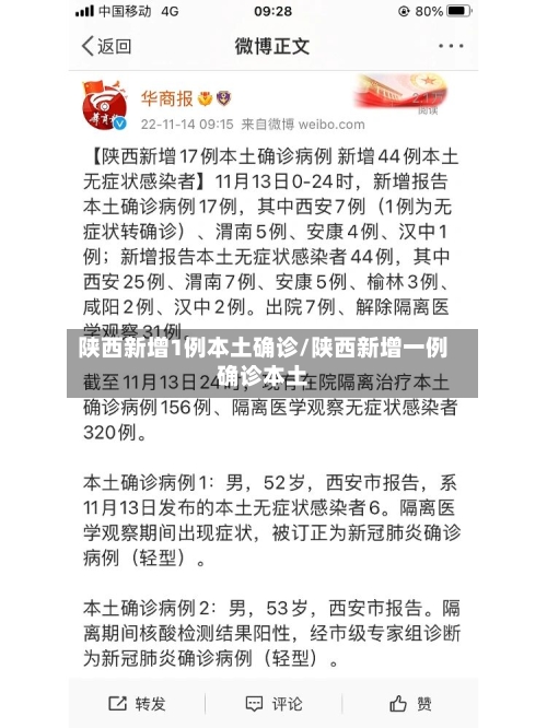陕西新增1例本土确诊/陕西新增一例确诊本土