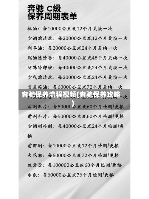 奔驰保养流程视频(奔驰保养攻略)-第3张图片