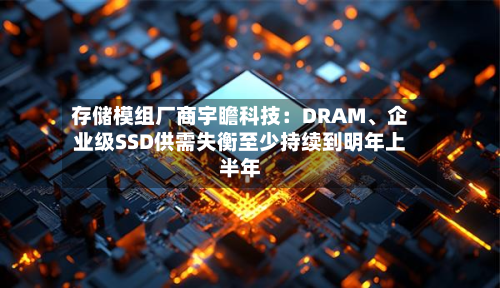 存储模组厂商宇瞻科技：DRAM、企业级SSD供需失衡至少持续到明年上半年-第2张图片