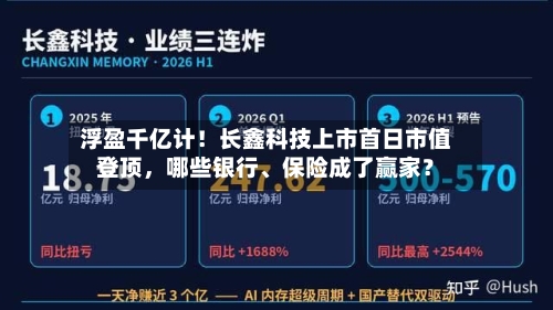 浮盈千亿计！长鑫科技上市首日市值登顶，哪些银行、保险成了赢家？