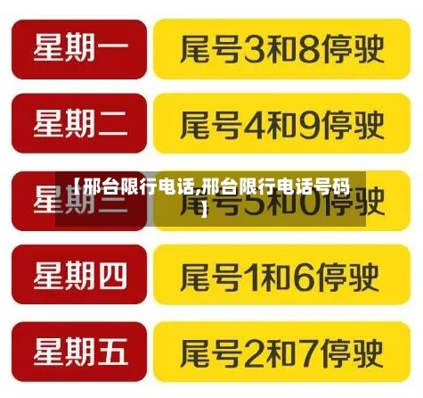 【邢台限行电话,邢台限行电话号码】-第2张图片