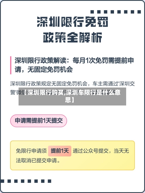【深圳限行购买,深圳车限行是什么意思】-第2张图片