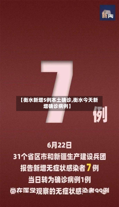 【衡水新增5例本土确诊,衡水今天新增确诊病例】-第2张图片