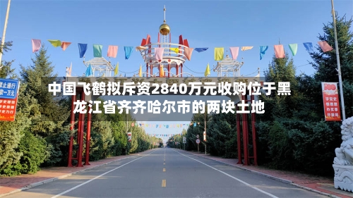 中国飞鹤拟斥资2840万元收购位于黑龙江省齐齐哈尔市的两块土地-第1张图片